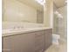 Modern bathroom with double vanity and glass shower at 6850 E Mcdowell Rd # 7, Scottsdale, AZ 85257