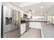 Modern kitchen with stainless steel appliances at 7736 W Acoma Dr, Peoria, AZ 85381