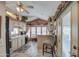 Well-lit kitchen with an island and stainless steel appliances at 7750 E Broadway Rd # 584, Mesa, AZ 85208