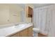 Clean bathroom with single sink vanity and shower/tub combo at 8500 E Southern Ave # 509, Mesa, AZ 85209