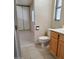 Clean bathroom with toilet, vanity, and access to bedroom at 9655 E Edgewood Ave, Mesa, AZ 85208