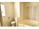 Bathroom with tub and shower combination at 9655 E Edgewood Ave, Mesa, AZ 85208