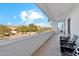 Private patio with mountain views and lounge chairs at 9809 E Desert Cove Ave, Scottsdale, AZ 85260