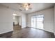 Dining room with access to backyard patio and pool at 1022 S Lola Ln, Tempe, AZ 85281