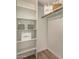 Large walk-in closet with ample shelving and hanging space at 10302 E Lotus Ct, Chandler, AZ 85248