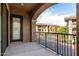 Private balcony with access from the unit at 11640 N Tatum Blvd # 2079, Phoenix, AZ 85028