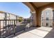 Private balcony overlooking the community and parking at 11640 N Tatum Blvd # 2079, Phoenix, AZ 85028