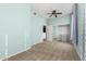 Bedroom with mirrored closet doors and window coverings at 11640 N Tatum Blvd # 2079, Phoenix, AZ 85028