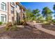 Landscaped grounds with desert plants and a bench at 11640 N Tatum Blvd # 2079, Phoenix, AZ 85028