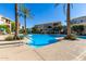 Inviting swimming pool with palm trees at 11640 N Tatum Blvd # 2079, Phoenix, AZ 85028