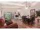 Open living and dining area with hardwood floors at 12017 N 27Th Pl, Phoenix, AZ 85028