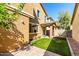 Private backyard with artificial turf and paved patio at 1333 N Balboa --, Mesa, AZ 85205