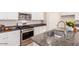 Kitchen island with granite countertop and stainless steel sink at 1333 N Balboa --, Mesa, AZ 85205