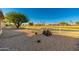 Landscaped backyard with gravel and desert plants at 13708 W Robertson Dr, Sun City West, AZ 85375