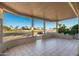 Covered patio overlooking the golf course at 13708 W Robertson Dr, Sun City West, AZ 85375