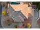 Aerial view of the home's tile roof and landscaping at 15831 E Thistle Dr, Fountain Hills, AZ 85268