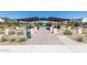 Community covered picnic area with park benches and landscaping at 1685 S Wallrade Ln, Gilbert, AZ 85295