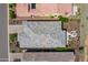 Aerial view of a home's roof, backyard, and patio at 17676 E Woolsey Way, Rio Verde, AZ 85263