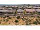 Aerial view of homes with desert landscape backgrounds at 17676 E Woolsey Way, Rio Verde, AZ 85263