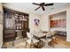 Bright dining area with built-in cabinetry and wine storage at 17676 E Woolsey Way, Rio Verde, AZ 85263