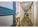 Bright entryway with a teal door and view to living room at 17676 E Woolsey Way, Rio Verde, AZ 85263