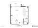 Floor plan showing open concept living area, kitchen, and bedroom at 200 W Portland St # 1312, Phoenix, AZ 85003