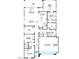 Detailed floor plan showcasing the layout, dimensions, and room names in the house at 20363 W Coolidge St, Buckeye, AZ 85396