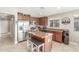 Modern kitchen with stainless steel appliances and granite countertops at 2185 E Hazeltine Way, Gilbert, AZ 85298