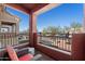 Private balcony offering scenic views and relaxing seating at 240 W Juniper Ave # 1173, Gilbert, AZ 85233