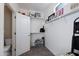 Spacious walk-in closet with ample shelving and hanging space at 240 W Juniper Ave # 1173, Gilbert, AZ 85233