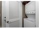 Convenient in-unit laundry with stacked washer and dryer at 240 W Juniper Ave # 1173, Gilbert, AZ 85233