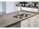 Modern double stainless steel sink with a sleek faucet at 24018 N 165Th Dr, Surprise, AZ 85387