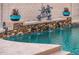 Resort-style pool with water features and statuary at 24018 N 165Th Dr, Surprise, AZ 85387