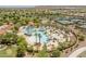 Aerial view of community pool and tennis courts at 26448 W Kimberly Way, Buckeye, AZ 85396