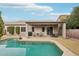 Private backyard with refreshing pool, patio, and seating at 26616 N 42Nd Way, Cave Creek, AZ 85331