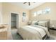 Bright bedroom with large windows and en-suite closet at 2989 N 44Th St # 2001, Phoenix, AZ 85018