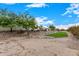 Landscaped yard with artificial turf and desert landscaping at 34083 N Paseo Grande Dr, Queen Creek, AZ 85144