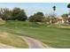 Aerial view of a green golf course at 3727 N Kings Peak N Cir, Mesa, AZ 85215