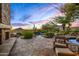 Expansive pool area with mountain views and plenty of seating at 39863 N 105Th Pl, Scottsdale, AZ 85262