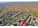 Aerial view showing home's location in a residential neighborhood at 4119 E Barwick Dr, Cave Creek, AZ 85331