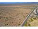 Aerial view of desert landscape and neighborhood at 4119 E Barwick Dr, Cave Creek, AZ 85331