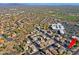 Aerial view showing the home's desirable neighborhood location at 4119 E Barwick Dr, Cave Creek, AZ 85331