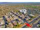 Aerial view of the home, highlighting its desirable location and pool at 4119 E Barwick Dr, Cave Creek, AZ 85331