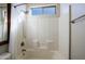 Bright bathroom with a shower/tub and white tile at 4119 E Barwick Dr, Cave Creek, AZ 85331