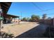 Large backyard with a covered patio, pool, and storage shed at 4131 N 55Th Dr, Phoenix, AZ 85031