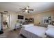 Bedroom with double bed and ceiling fan at 4131 N 55Th Dr, Phoenix, AZ 85031