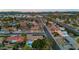 Aerial view showing a large house with pool in a nice neighborhood at 437 E Marconi Ave, Phoenix, AZ 85022