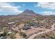 Aerial view of property, including a horse corral at 47435 N Meander Rd, New River, AZ 85087