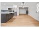 Modern kitchen with stainless steel appliances and island at 501 W Linda Ln, Chandler, AZ 85225