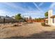 Backyard with gravel, stone pathway, and desert plants at 5519 W Elgin St, Chandler, AZ 85226